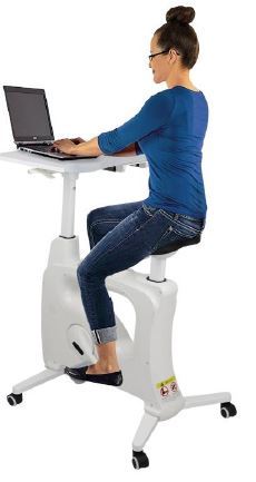 Spin Bike Desk With Laptop Tray Premier Office Furniture