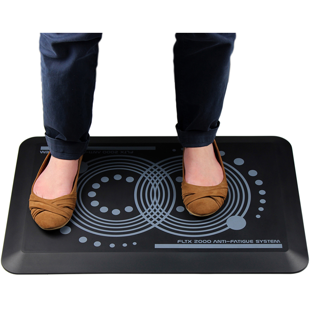 FLOORTEX ANTI-FATIGUE CHAIRMAT 2000 400 X 600MM BLACK