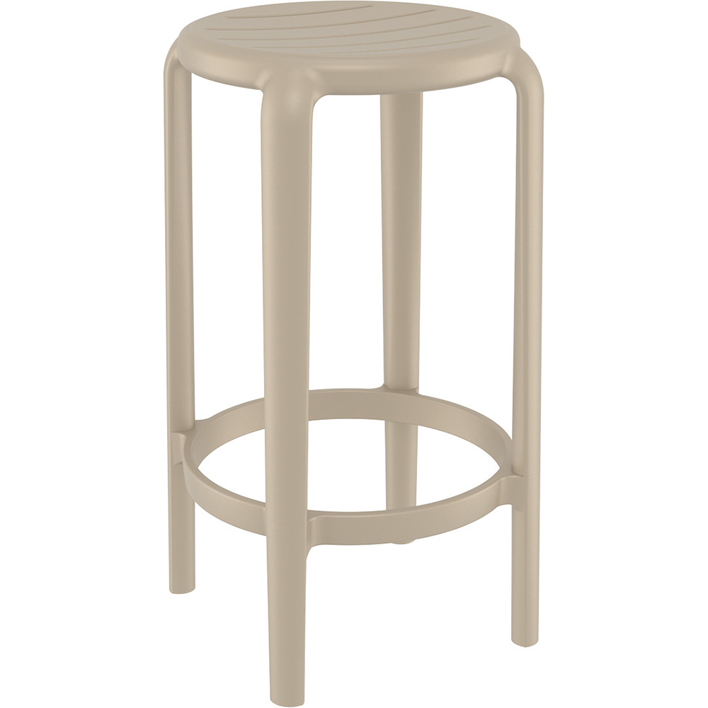SIESTA EXCLUSIVE TOM BAR STOOL 65 TAUPE