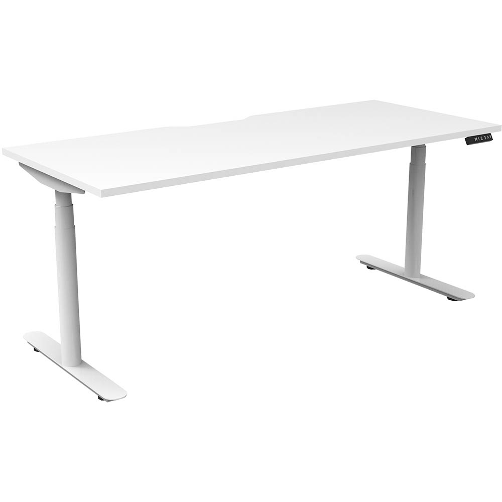 RAPIDLINE HALO PLUS SINGLE SIDED WORKSTATION 1200MM NATURAL WHITE TOP ...