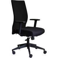OLTA HIGH MESH BACK CHAIR WITH ARMS BASE AND COVER