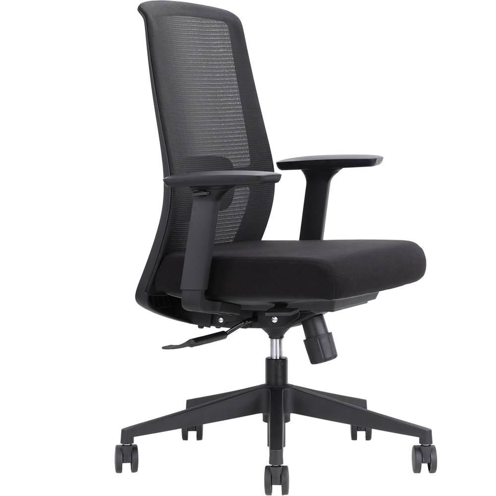 DAL JIRRA PRO CHAIR SYNCHRO HIGH MESH BACK SEAT SLIDE NYLON BASE FABRIC BLACK