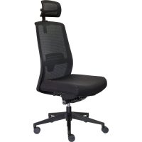 DAL JIRRA SIDE CONTROL SYNCHRO HIGH MESH BACK HEADREST BLACK BACK