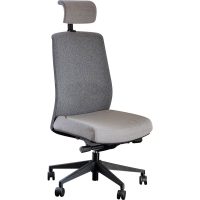 DAL JIRRA SIDE CONTROL SYNCHRO HIGH MESH BACK HEADREST GREY BACK