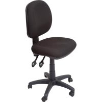 RAPIDLINE EC070CM OPERATOR CHAIR MEDIUM BACK 3 LEVER SF BLACK