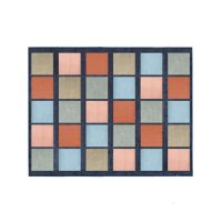 ELIZABETH RICHARDS COLOURS OF AUSTRALIA RUG SQUARES 4 X 3M NAVY
