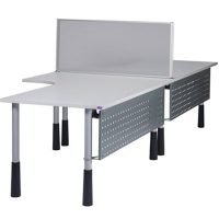 SYLEX ICESCREEN DESK MOUNTED SCREEN 800 X 500MM GREY