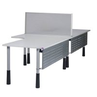 SYLEX ICESCREEN DESK MOUNTED SCREEN 1200 X 500MM GREY