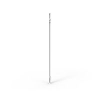 RAPIDLINE SHUSH30 SCREEN JOINING POLES 120 DEGREE 1500 X 30 X 30MM WHITE SATIN