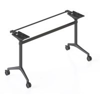 RAPIDLINE TYPHOON FLIP TABLE FRAME TO SUIT 2100MM W TABLE TOPS BLACK P/C ALL OVER FRAME