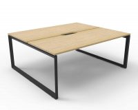 RAPID INFINITY DELUXE 2 PERSON LOOP LEG DOUBLE SIDED WORKSTATION