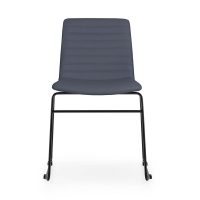 RAPIDLINE SLED BASE CHAIR FRENCH NAVY/BLACK