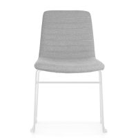 RAPIDLINE SLED BASE CHAIR LIGHT GREY/WHITE