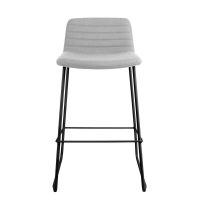 RAPIDLINE PIXEL BAR STOOL LIGHT GREY/BLACK