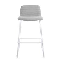 RAPIDLINE PIXEL BAR STOOL LIGHT GREY/WHITE