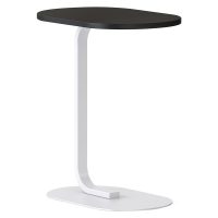 RAPIDLINE SELENE SIDE TABLE BLACK TOP WHITE BASE