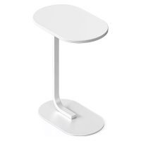 RAPIDLINE SELENE SIDE TABLE NATURAL WHITE TOP WHITE BASE