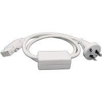 RAPIDLINE STARTER LEAD 20A 3-PIN 1000MM WHITE
