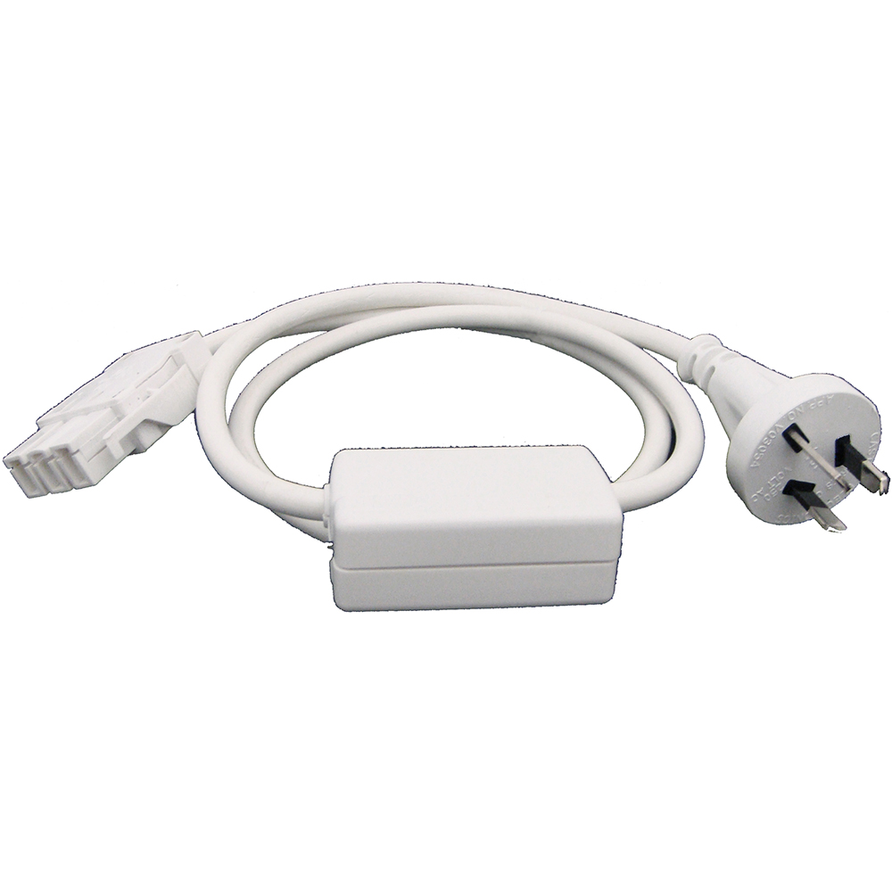 RAPIDLINE STARTER LEAD 20A 3-PIN 1000MM WHITE
