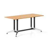 RAPIDLINE TYPHOON MEETING TABLE RECTANGLE 1800W X 750D MM BEECH TOP
