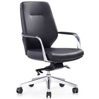 EXECUTIVE PORTFOLIO BRIGHTON CHAIR MEDIUM BACK PU LEATHER 510 X 520 X 1205MM BLACK