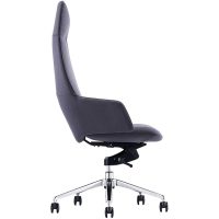 EXECUTIVE PORTFOLIO NEWPORT CHAIR HIGH BACK PU LEATHER 300 X 470 X 1060MM BLACK
