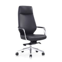 EXECUTIVE PORTFOLIO BRIGHTON CHAIR HIGH BACK GENUINE LEATHER 510 X 520 X 1205MM BLACK