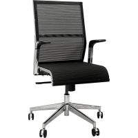 EXECUTIVE PORTFOLIO RETRO CHAIR MESH BACK 475 X 505 X 1000MM BLACK