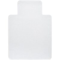 RAPIDLINE CHAIRMAT PVC KEYHOLE MEDIUM PILE CARPET 1350 X 1150MM