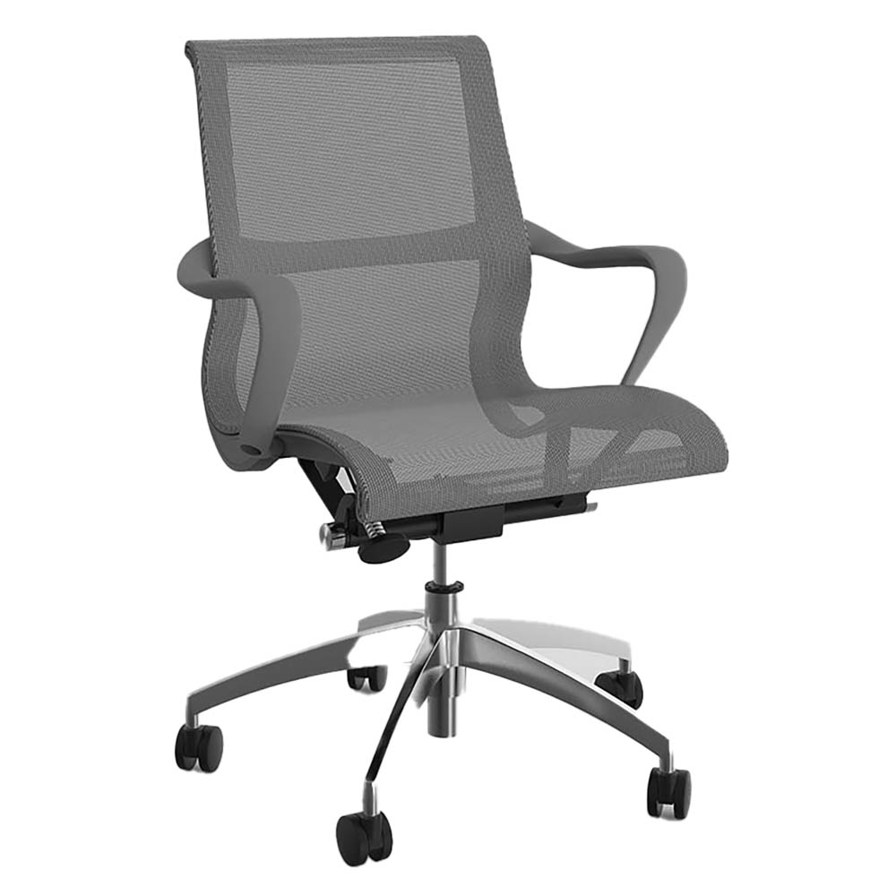 OLG SCROLL MEETING ROOM CHAIR GREY