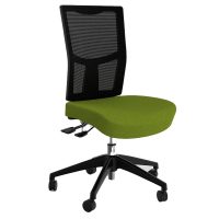 OLG URBAN MESH CHAIR WITH MOTION FELT FABRIC SEAT AVOCADO GREEN NYLON BASE