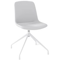 OLG VISTA PIVOT CHAIR WITH 4-POINT FULLY UPHOLSTERED WHITE
