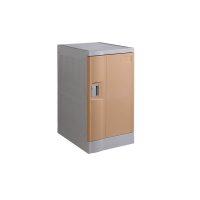 STEELCO ABS PLASTIC LOCKER 1 DOOR THIRD HEIGHT 700 X 380 X 500MM