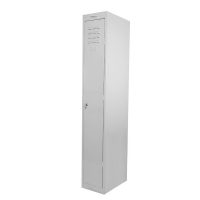STEELCO STEEL LOCKER 1 DOOR INCLUDING HANGING RAIL AND SHELF 1830 X 380 X 460MM