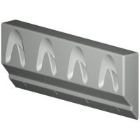SNUGHOOK BAG AND HAT HOOK 167 X 480 X 45MM GREY