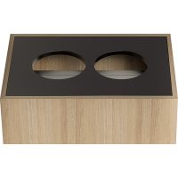 OLG KNOX SMALL PLANTER 610 X 455 X 200MM NORDIC MAPLE