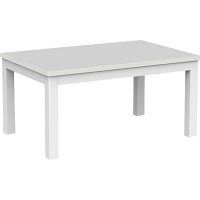 OLG AXIS COFFEE TABLE 900 X 600MM WHITE FRAME WHITE TOP