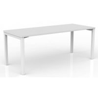 OLG AXIS STRAIGHT WORKSTATION WHITE FRAME 1800 X 750MM WHITE
