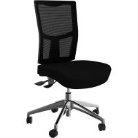 OLG URBAN TASK CHAIR ALLOY BASE MESH BACK AND MOTION FELT FABRIC SEAT BLACK