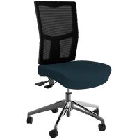OLG URBAN TASK CHAIR ALLOY BASE MESH BACK AND MOTION FELT FABRIC SEAT DEEP BLUE