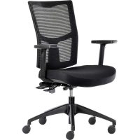 OLG URBAN TASK CHAIR NYLON BASE WITH ARMS MESH BACK AND MOTION FELT FABRIC SEAT