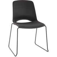 OLG VISTA GLIDE CHAIR PADDED SEAT BLACK