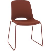 OLG VISTA GLIDE CHAIR PADDED SEAT RUST