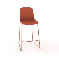 OLG VISTA RISE BARSTOOL FULLY UPHOLSTERED RUST