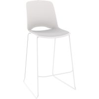 OLG VISTA RISE BARSTOOL PADDED SEAT WHITE