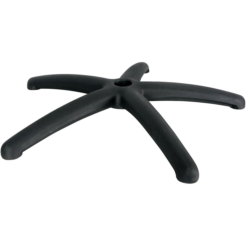 YS DESIGN TASK CHAIR COMPONENTS 5-STAR BASE NYLON BLACK