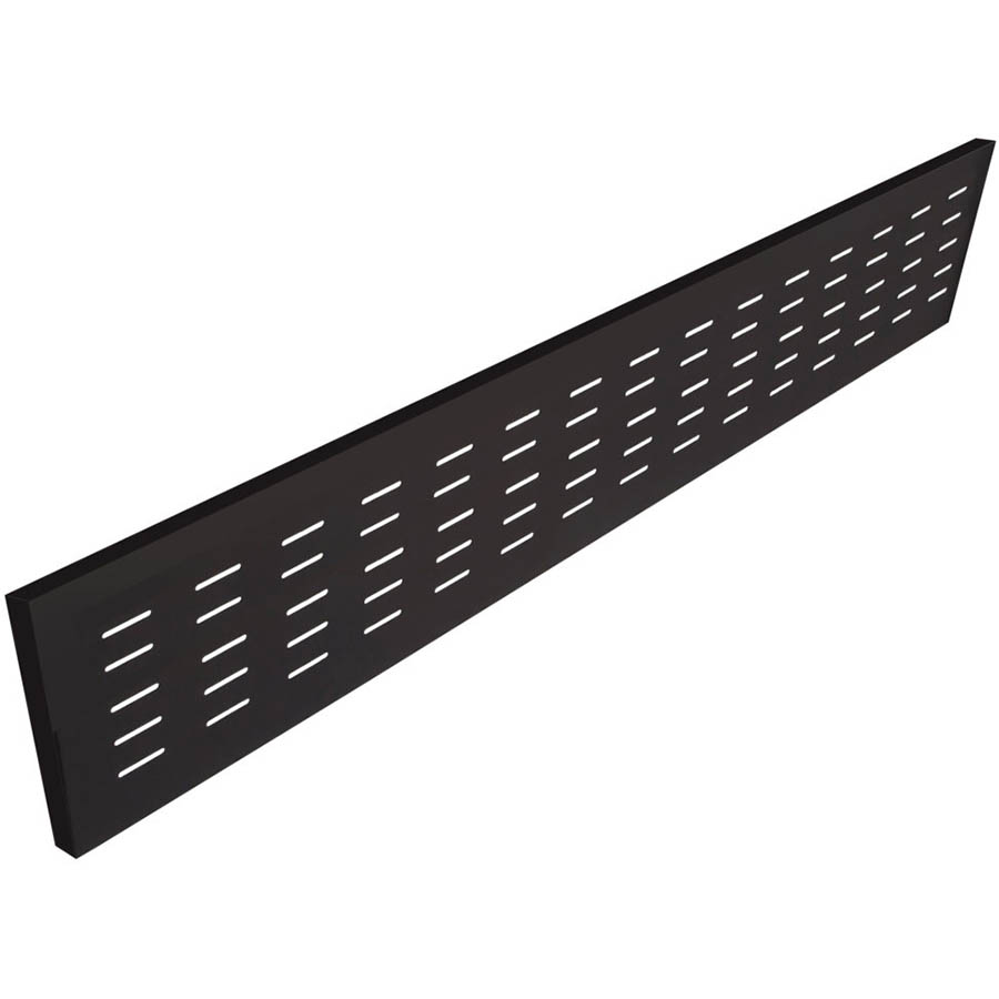 RAPID SPAN METAL MODESTY PANEL 1500MM DESK 1290 X 300MM BLACK
