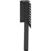 RAPID SPAN CORNER WORKSTATION SQUARE POLE BLACK