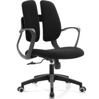SYLEX SPLITZ MID BACK ERGONOMIC CHAIR BLACK
