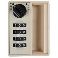 STEELCO CM-1 COMBINATION LOCKER DOOR LOCK BEIGE